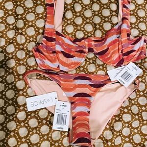 L*Space Multicolor Wave Bikini Set